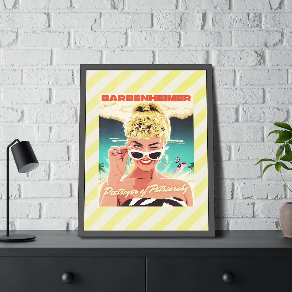 BARBENHEIMER [Coloured-BG] - Framed Paper Posters