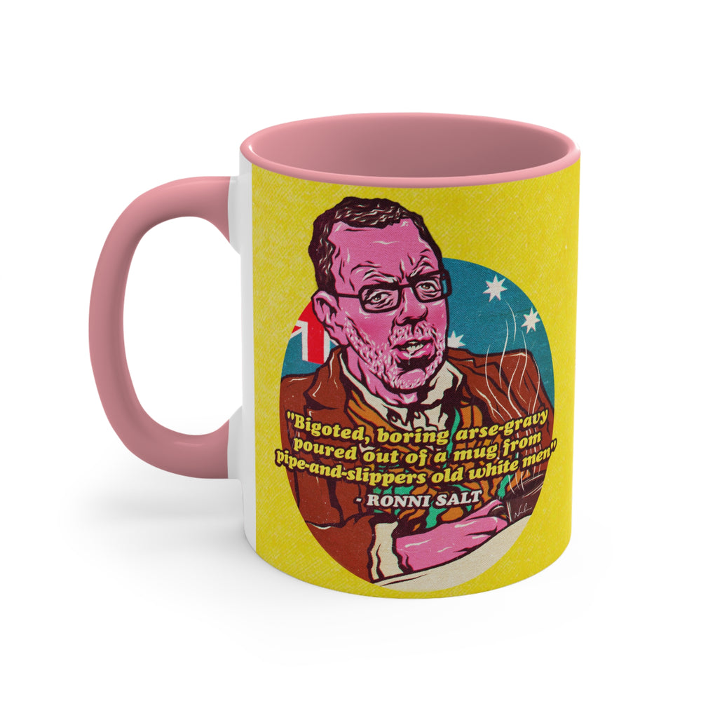 Bigoted, Boring, Arse-Gravy - 11oz Accent Mug (Australian Printed)