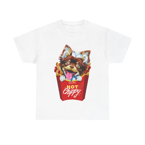 HOT CHIPPY [Australian-Printed] - Unisex Heavy Cotton Tee