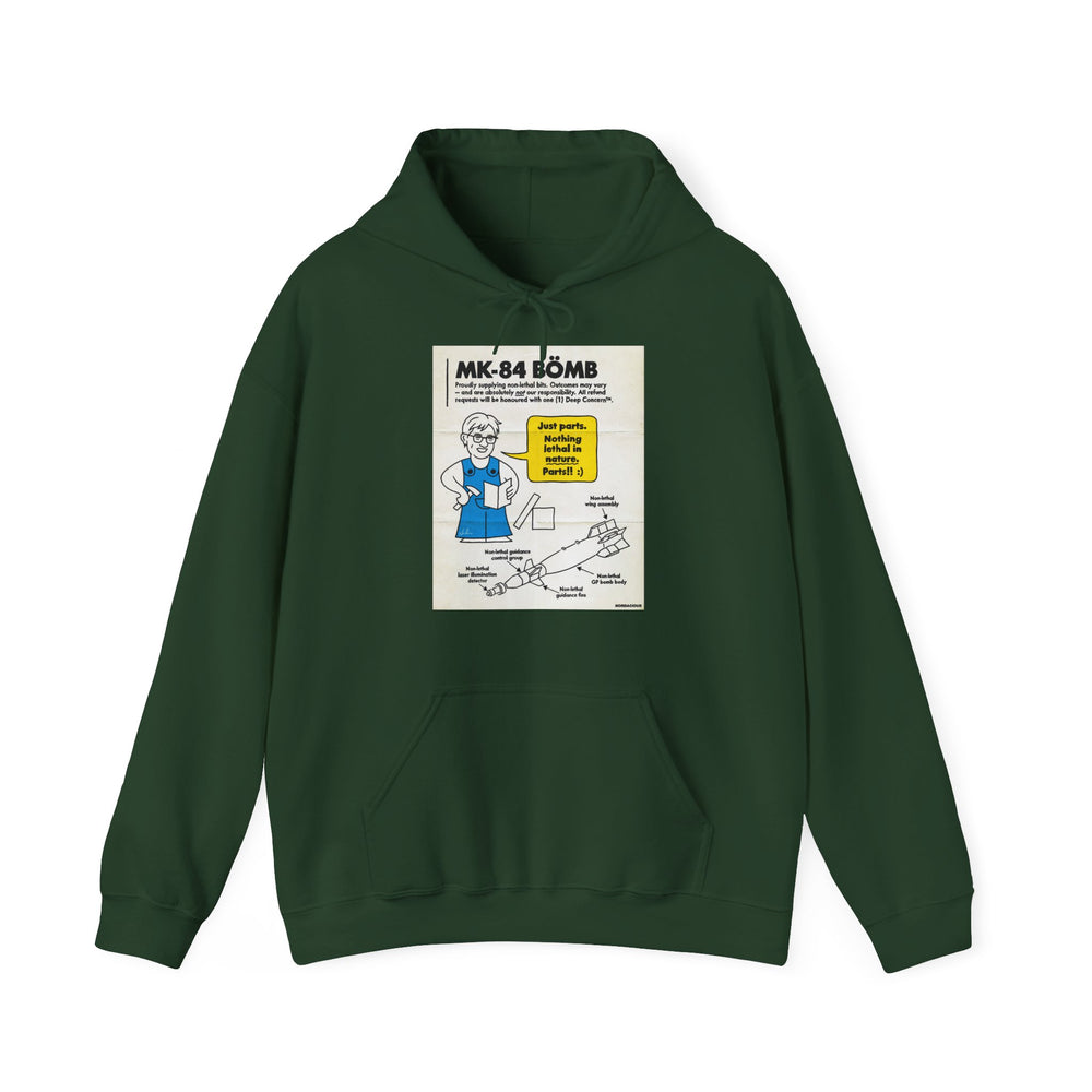 Nothing Lethal in Nature™ [Australian-Printed] - Unisex Heavy Blend™ Hooded Sweatshirt