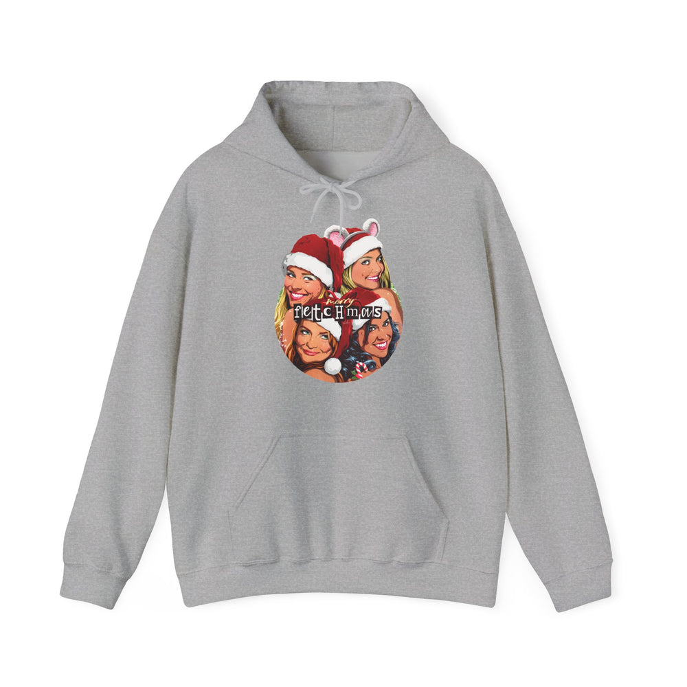 Merry Fetchmas! [Australian-Printed] - Unisex Heavy Blend™ Hooded Sweatshirt