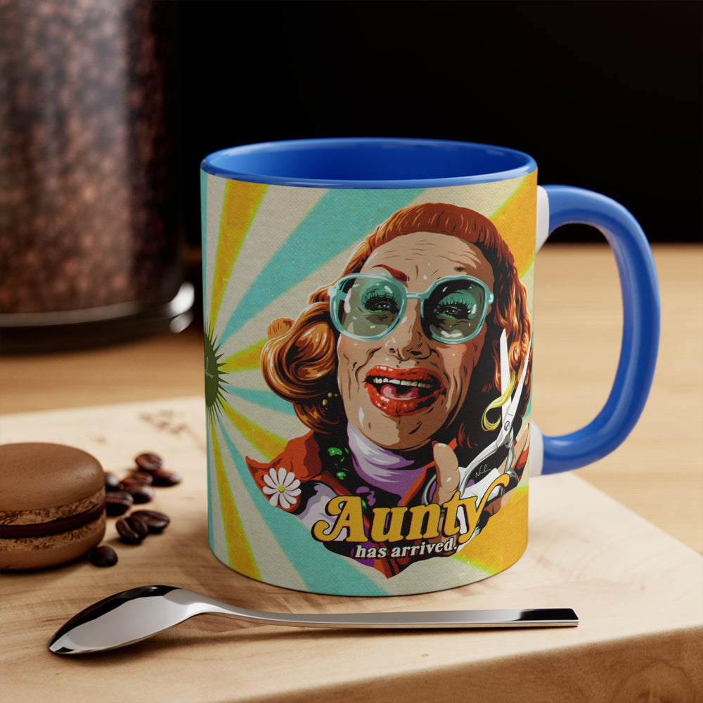 Aunty Has Arrived - 11oz Accent Mug (Australian Printed)