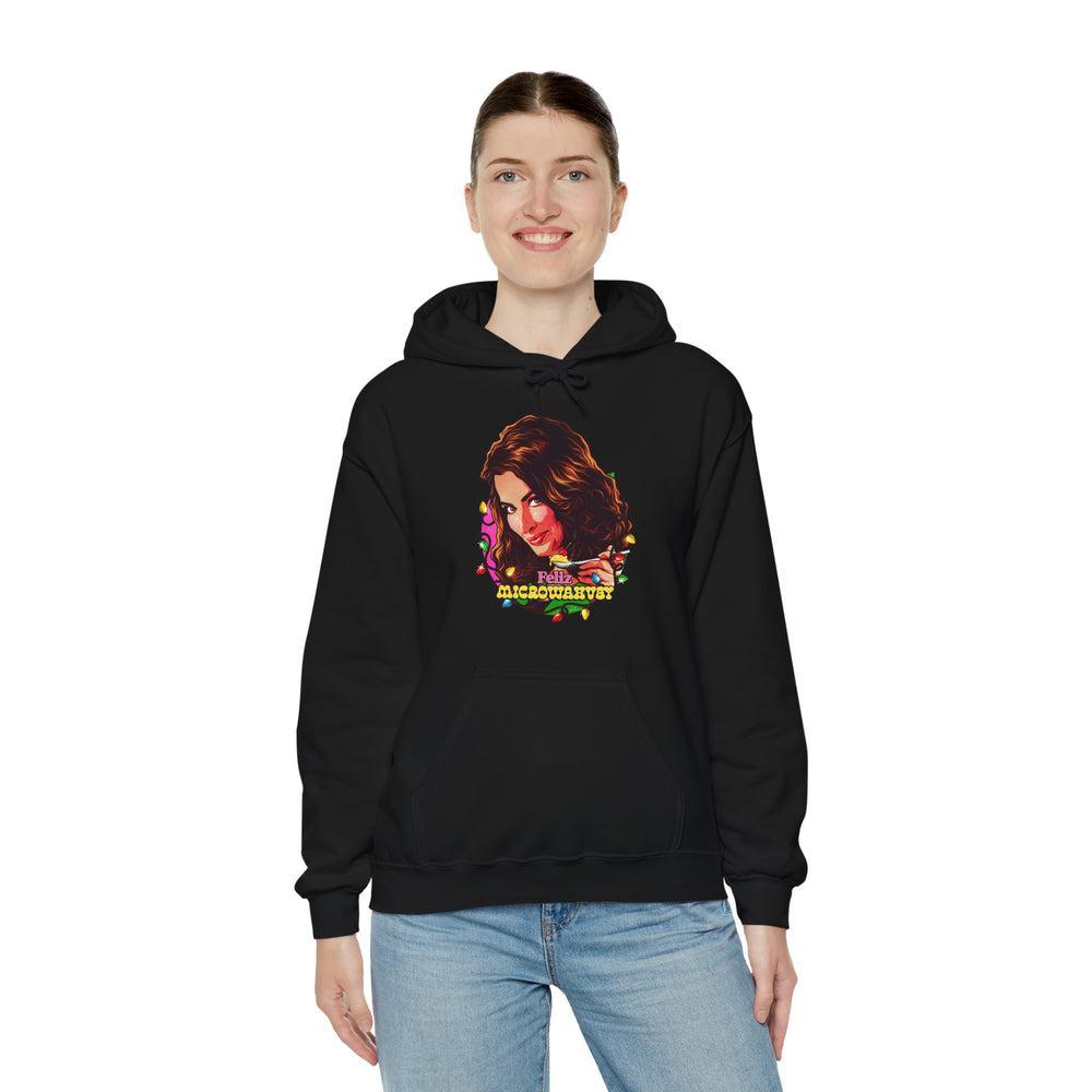 Feliz Microwahvey [US-Printed] - Unisex Heavy Blend™ Hooded Sweatshirt