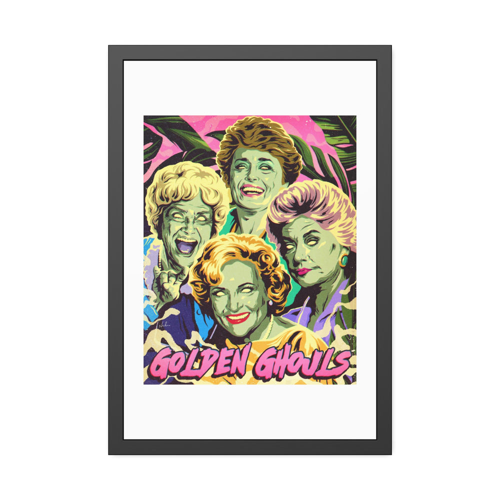 GOLDEN GHOULS - Framed Paper Posters