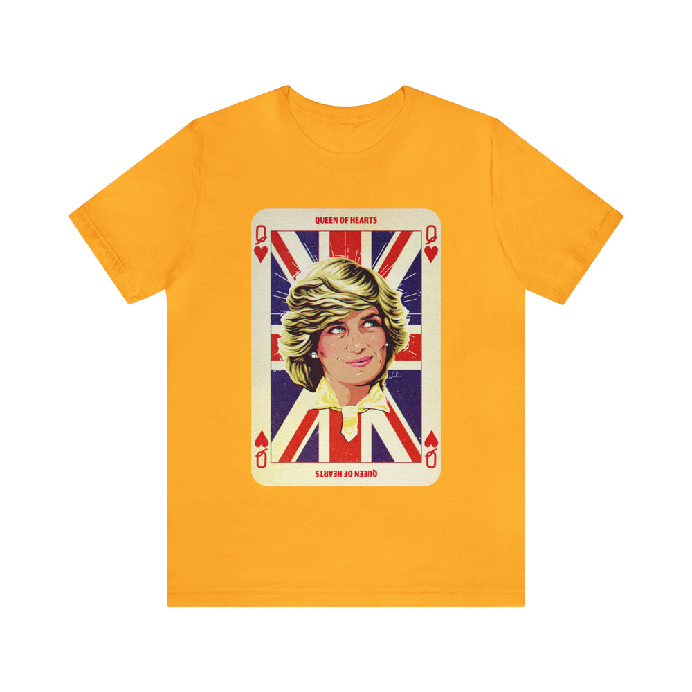 Queen Of Hearts [UK-Printed] - Unisex Jersey Short Sleeve Tee