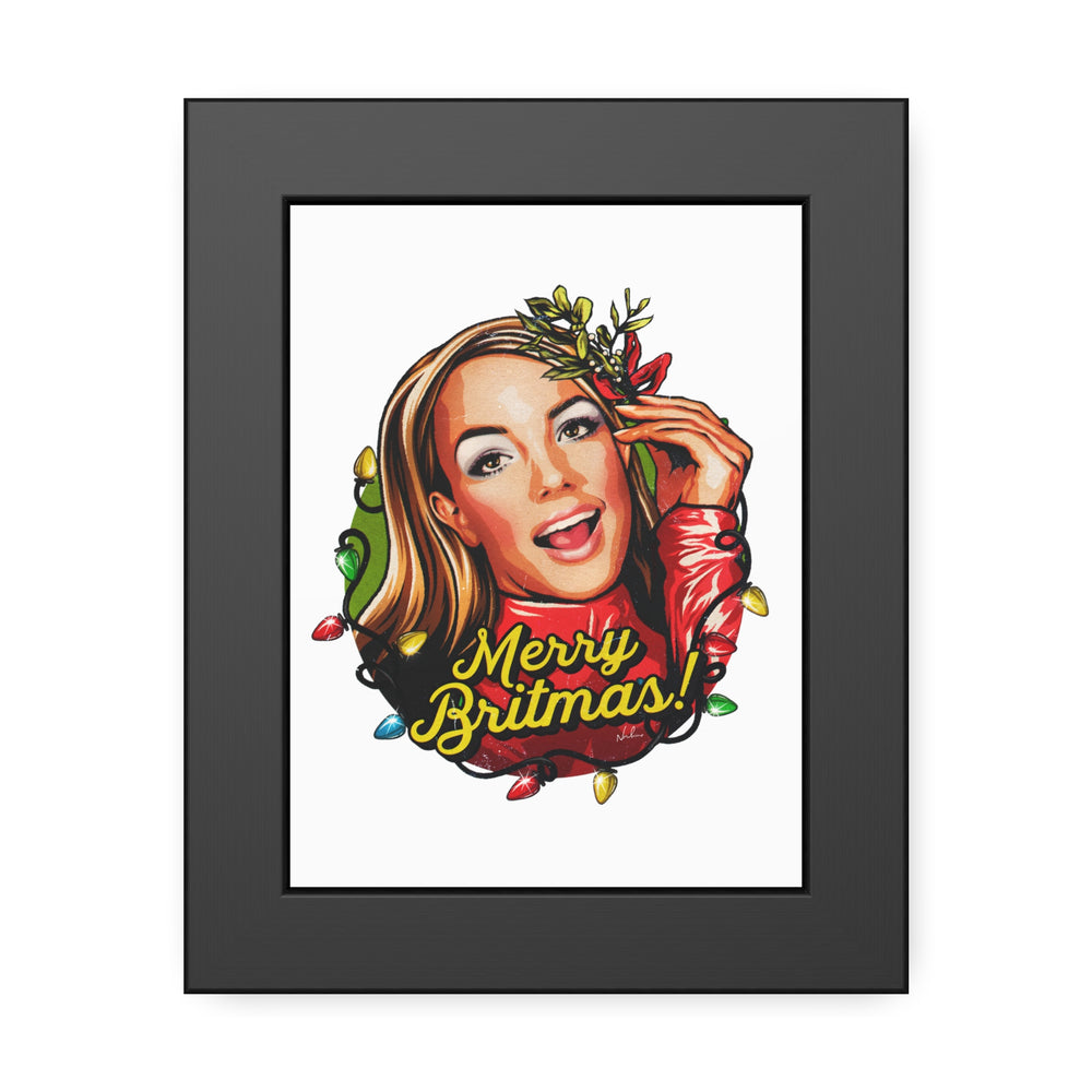 Merry Britmas! - Framed Paper Posters