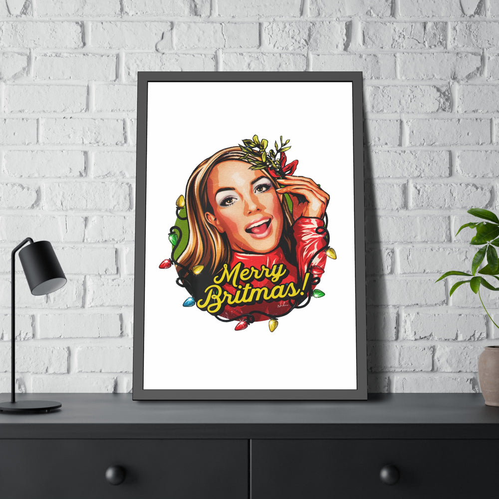 Merry Britmas! - Framed Paper Posters