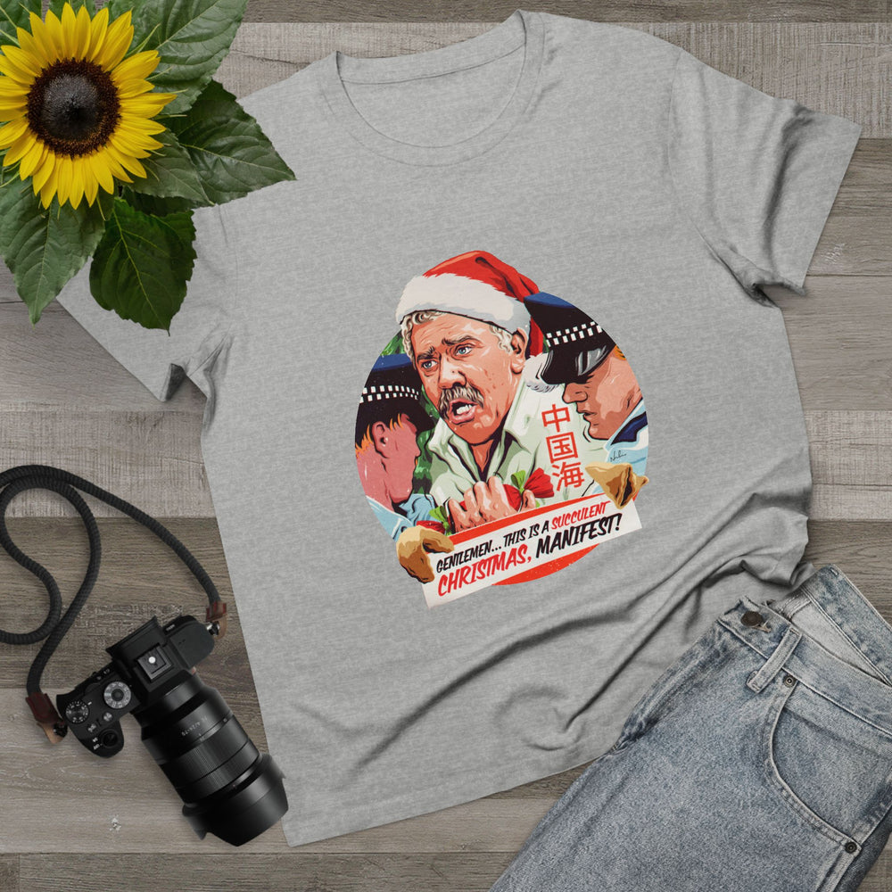 GENTLEMEN... THIS IS A SUCCULENT CHRISTMAS, MANIFEST! [Australian-Printed] - Women’s Maple Tee