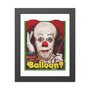 Would You Like A Balloon? - Framed Paper Posters