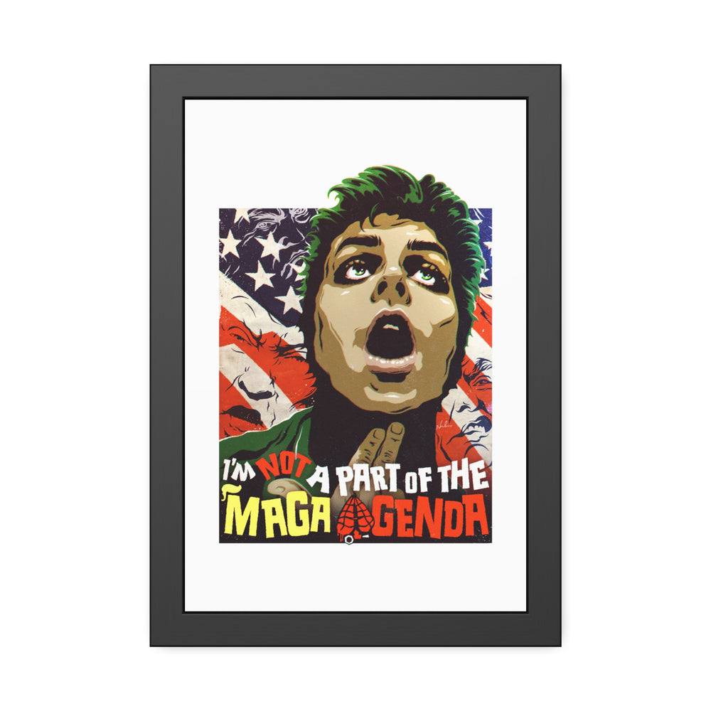 MAGA AGENDA - Framed Paper Posters