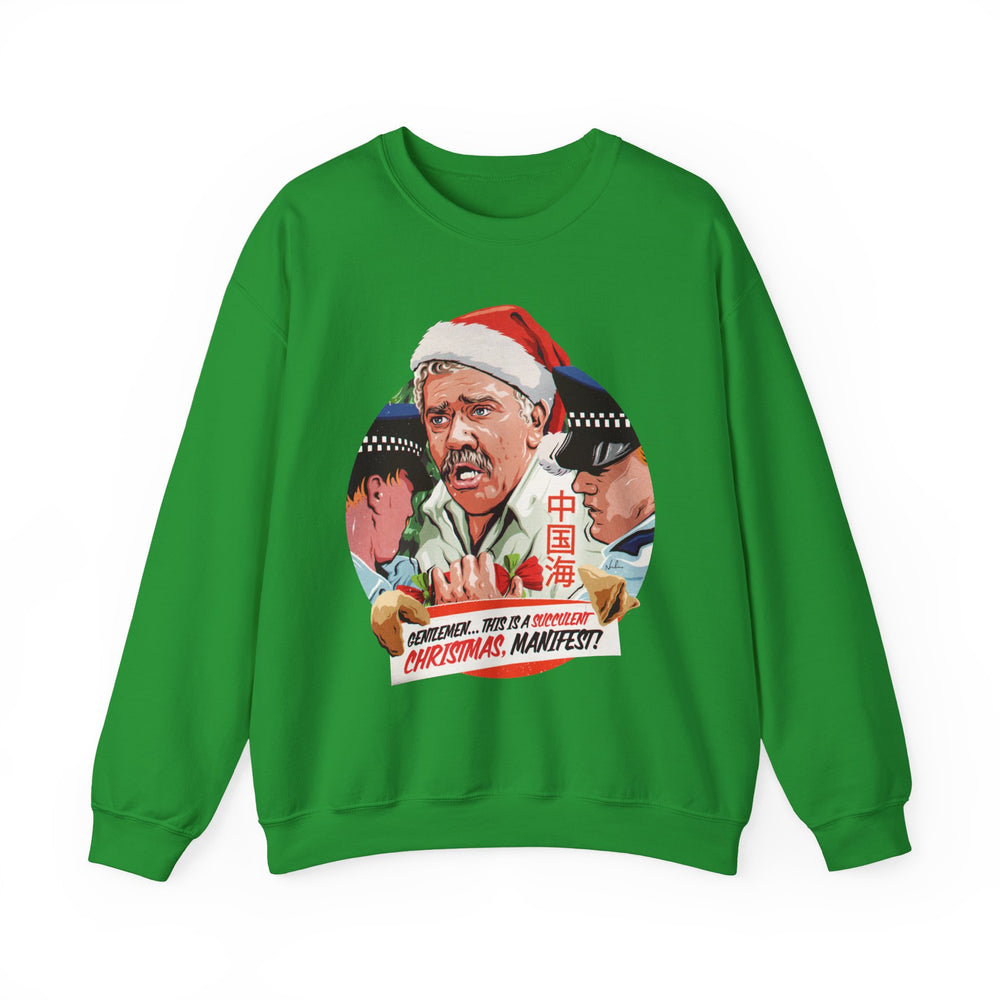 GENTLEMEN... THIS IS A SUCCULENT CHRISTMAS, MANIFEST! [US-Printed] - Unisex Heavy Blend™ Crewneck Sweatshirt