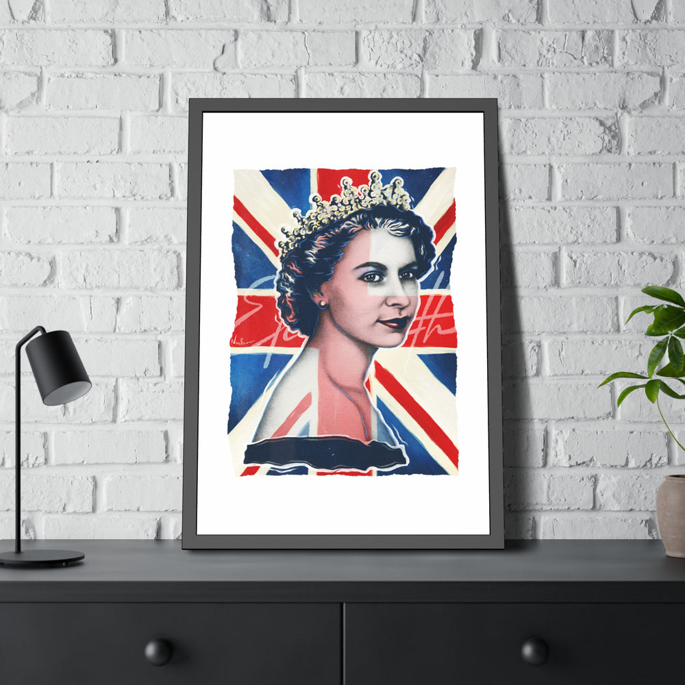 Queen Elizabeth - Framed Paper Posters