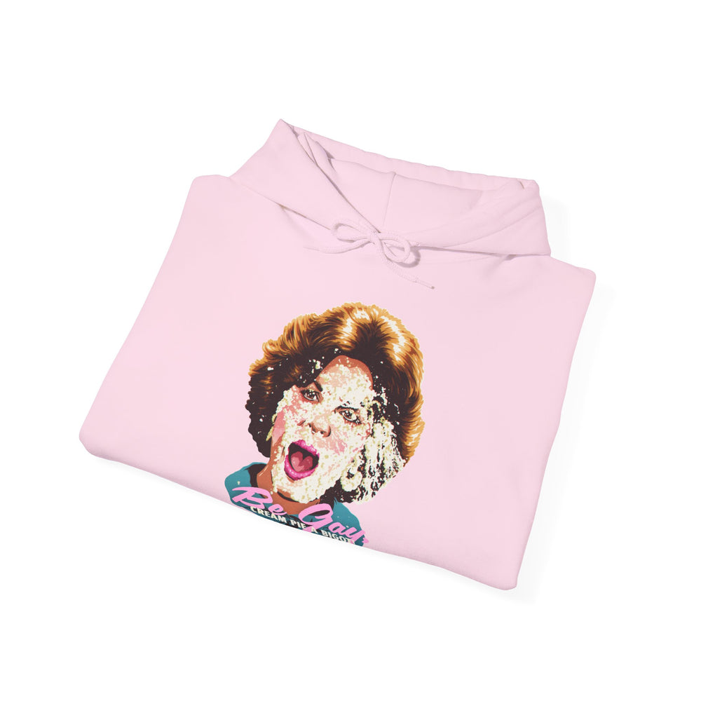 Be Gay, Cream Pie A Bigot! [Australian-Printed] - Unisex Heavy Blend™ Hooded Sweatshirt