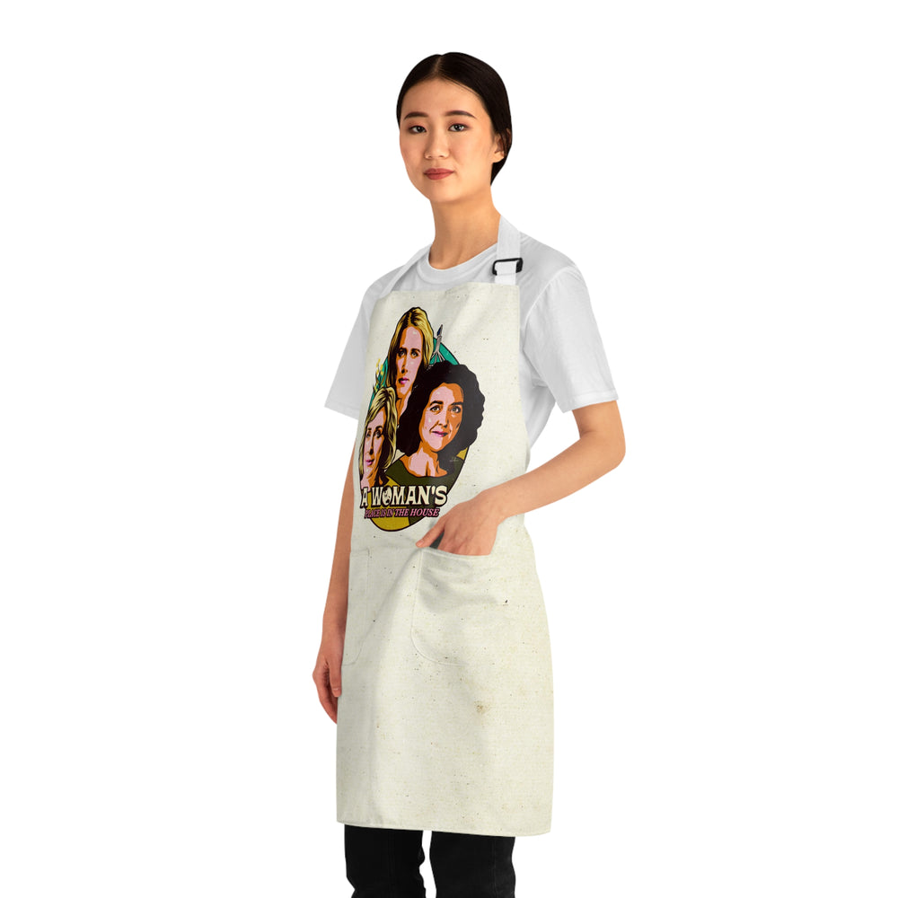 A Woman's Place Is In The House - Apron (AOP)