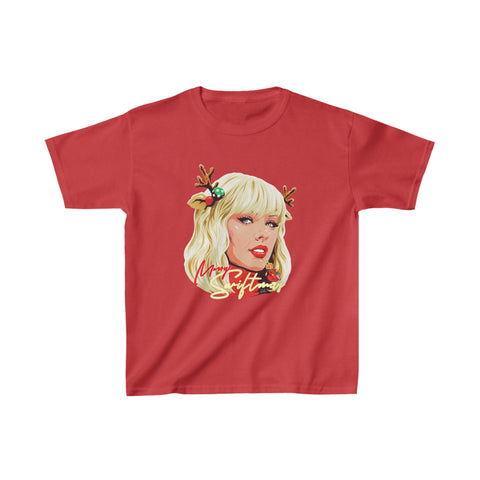 Merry Swiftmas [AU-Printed] - Kids Heavy Cotton™ Tee