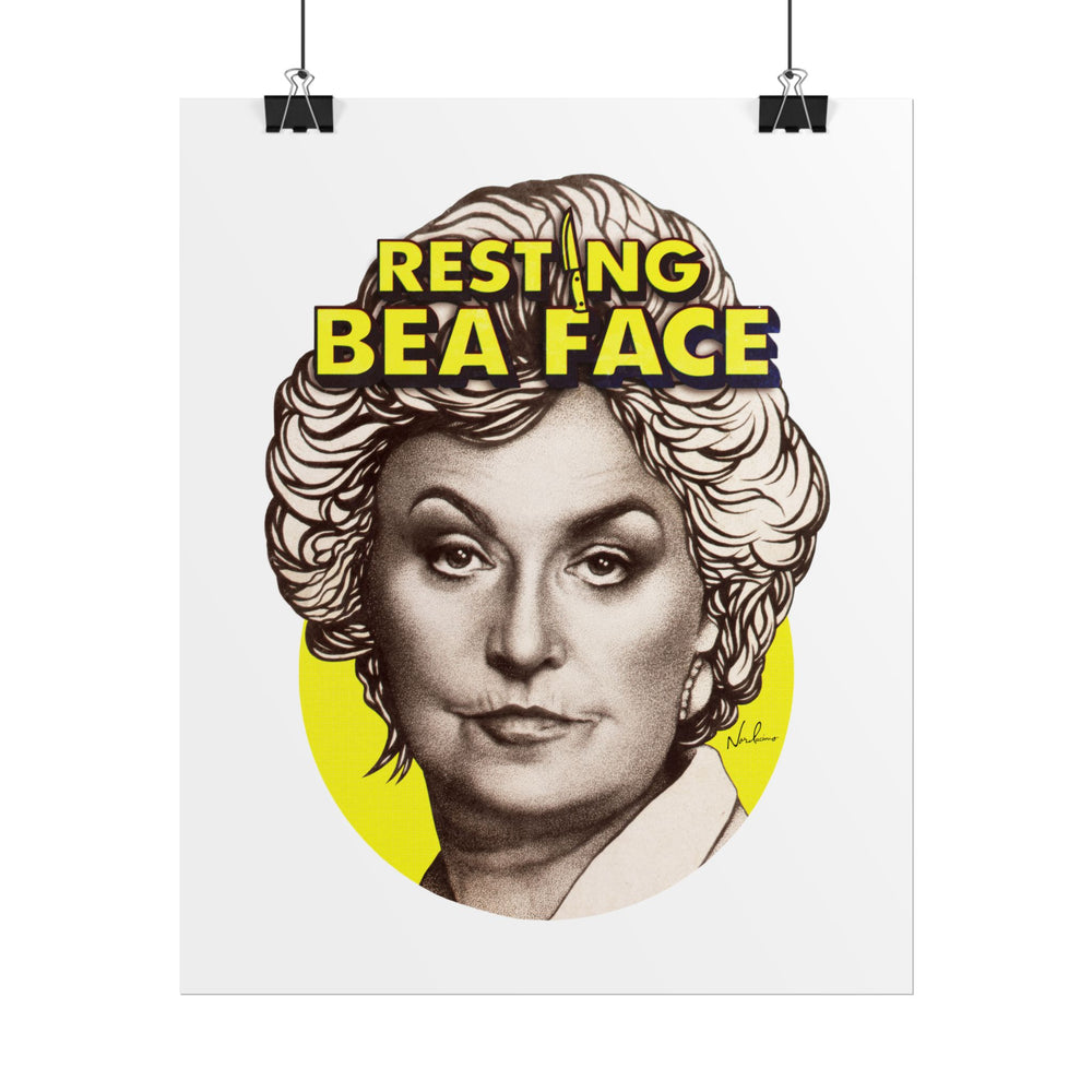 RESTING BEA FACE - Rolled Posters