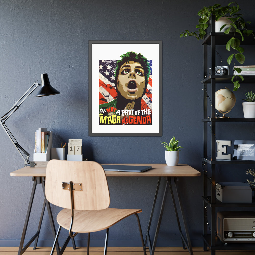 MAGA AGENDA - Framed Paper Posters