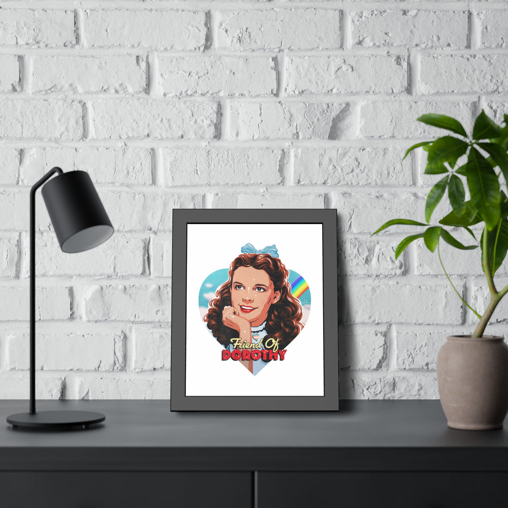 FRIEND OF DOROTHY [Coloured-BG] - Framed Paper Posters