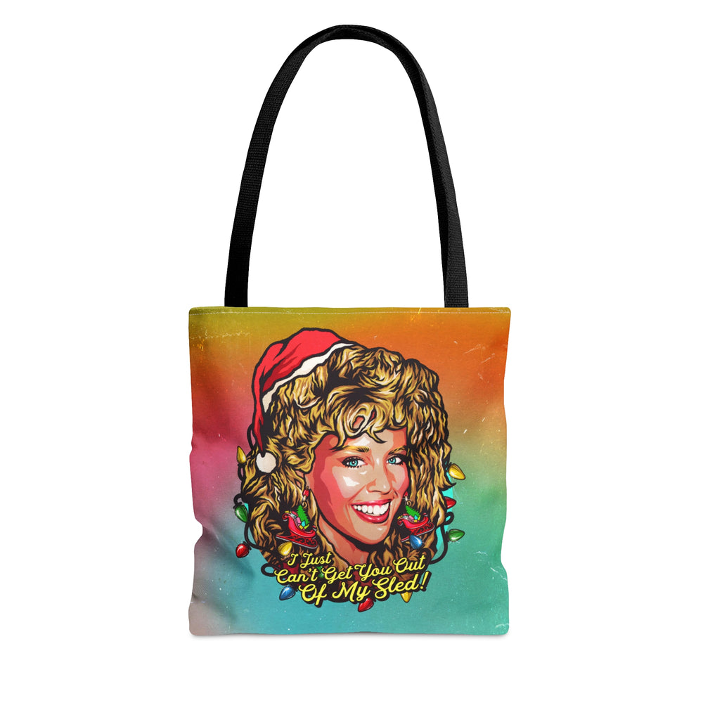 I Just Can't Get You Out Of My Sled! - AOP Tote Bag