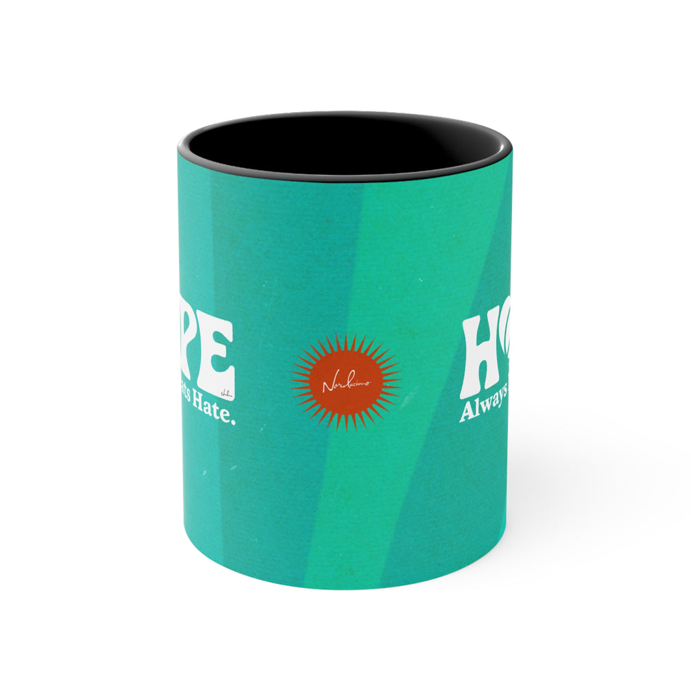 Hope Always Defeats Hate - 11oz Accent Mug (Australian Printed)