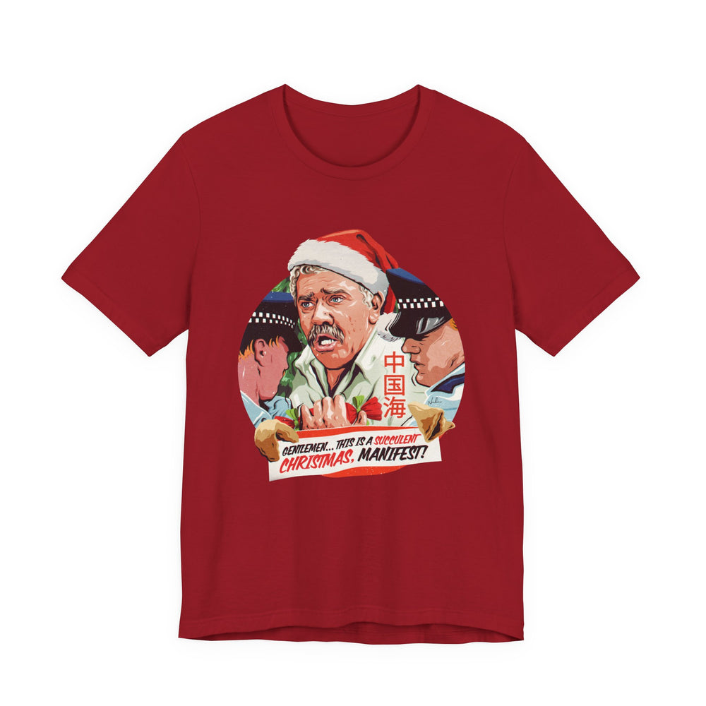 GENTLEMEN... THIS IS A SUCCULENT CHRISTMAS, MANIFEST! [US-Printed] - Unisex Jersey Short Sleeve Tee