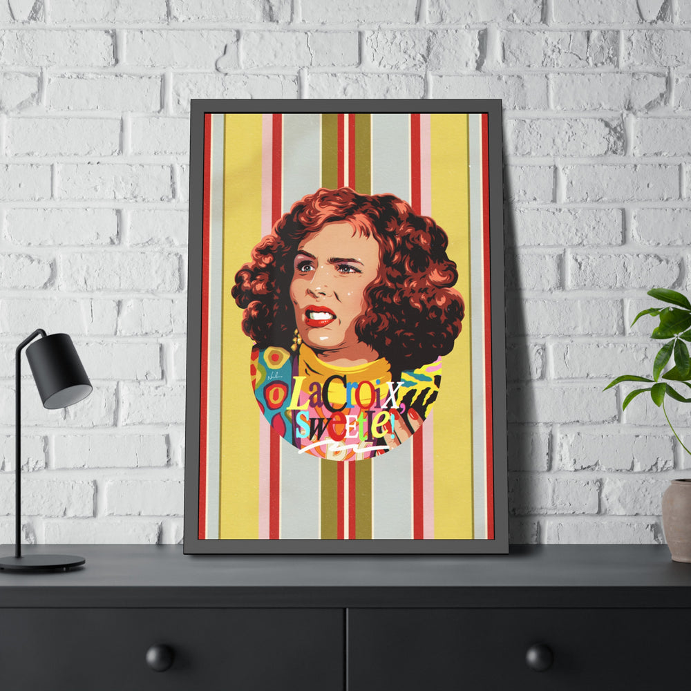 LaCroix, Sweetie! [Coloured-BG] - Framed Paper Posters