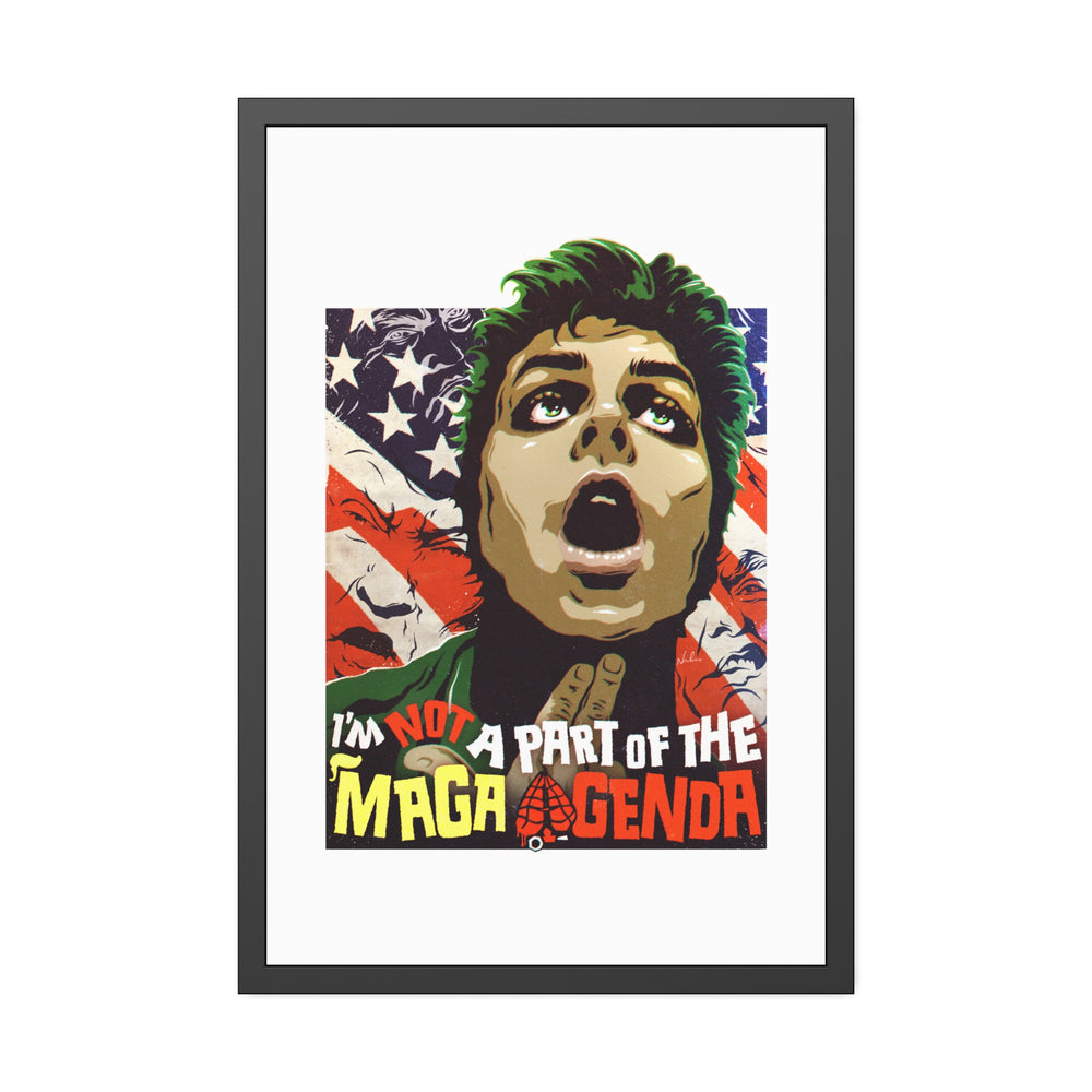 MAGA AGENDA - Framed Paper Posters