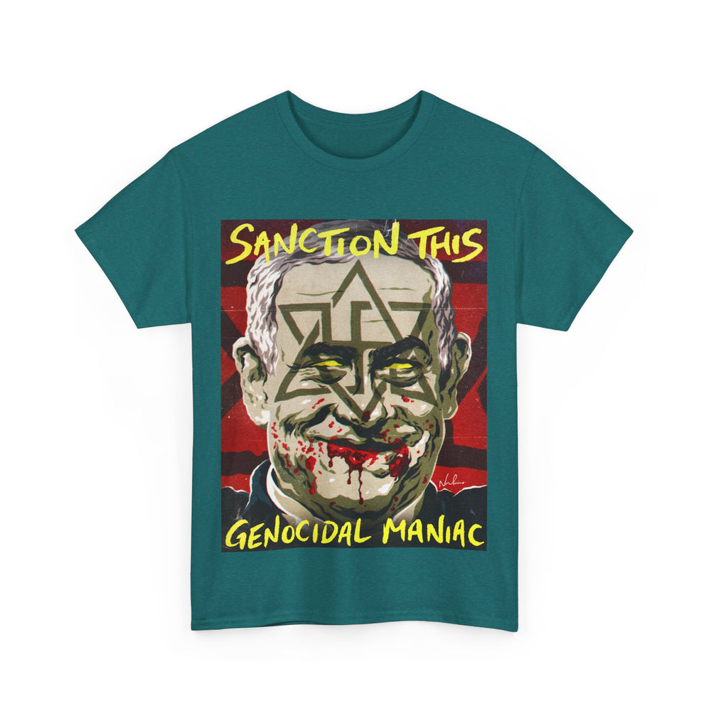 Sanction This Genocidal Maniac [Australian-Printed] - Unisex Heavy Cotton Tee
