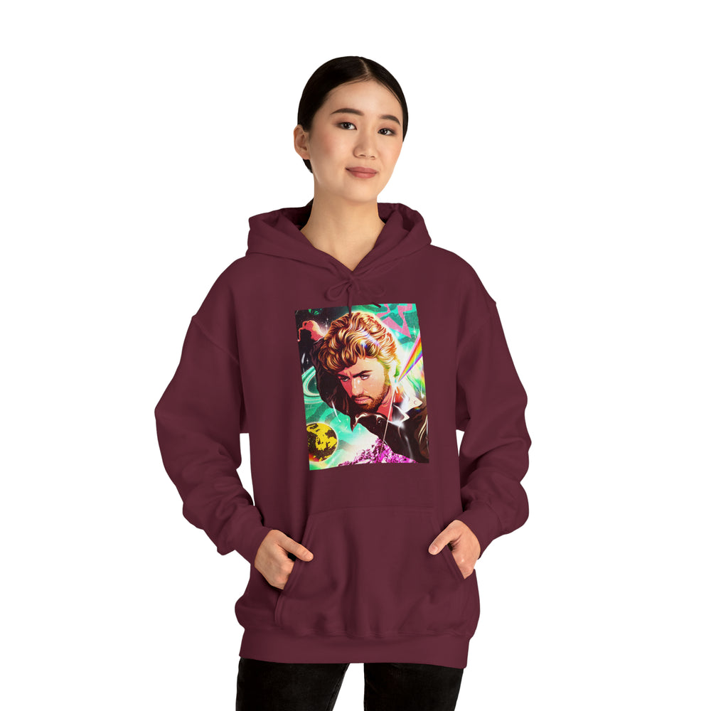 GALACTIC GEORGE [Australian-Printed] - Unisex Heavy Blend™ Hooded Sweatshirt