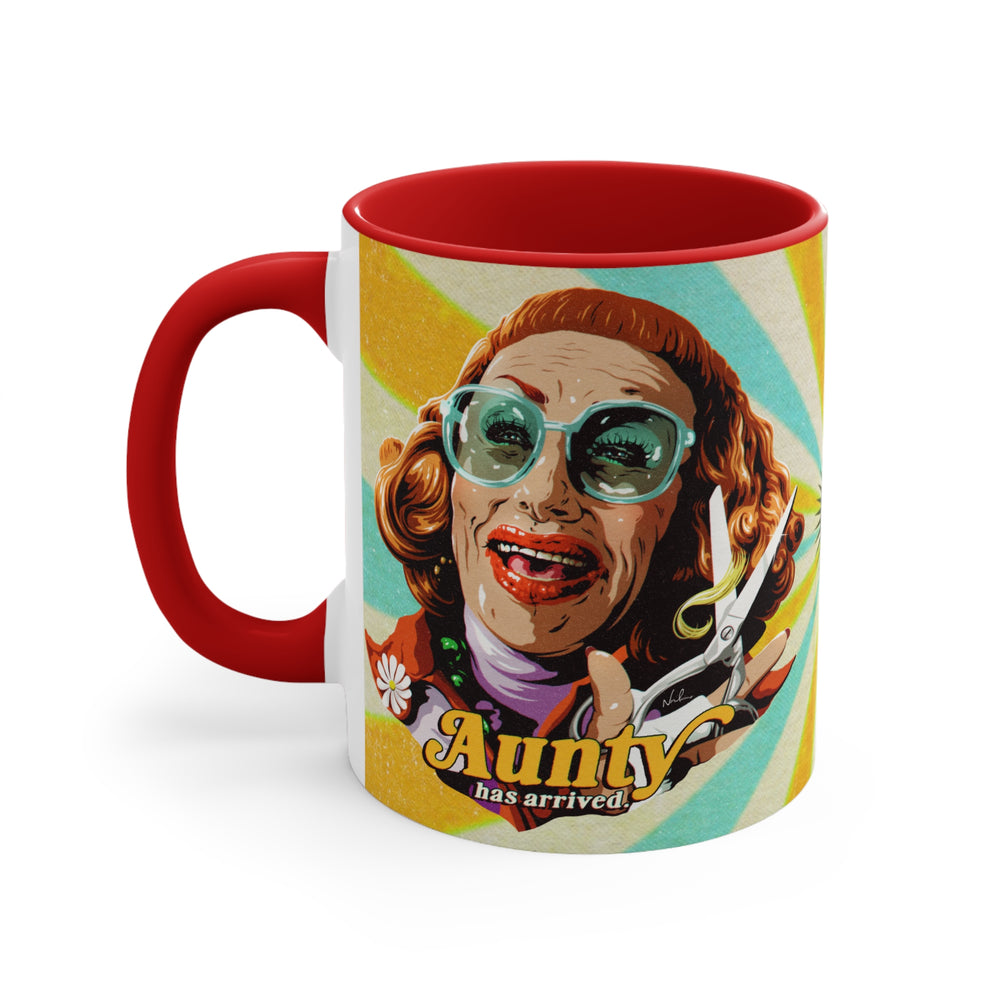 Aunty Has Arrived - 11oz Accent Mug (Australian Printed)
