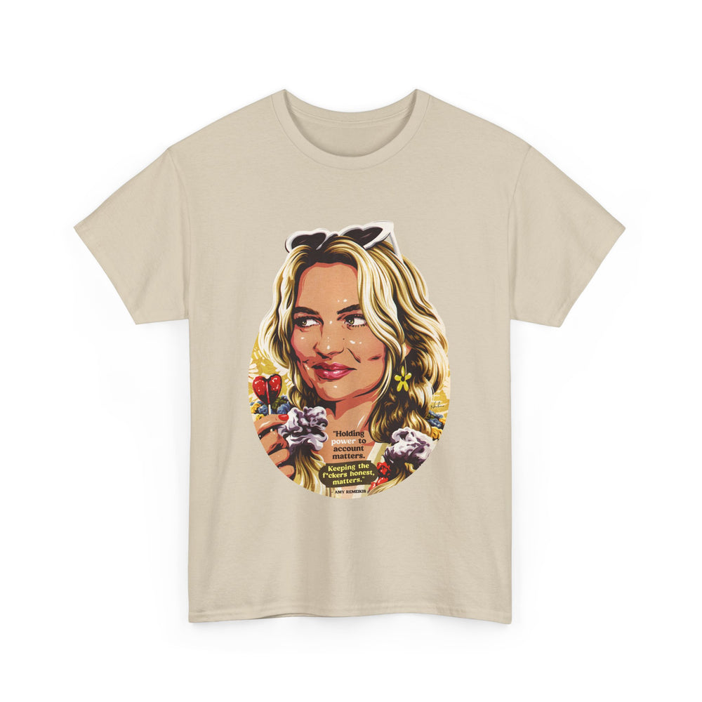 AMY - Website Version [Australian-Printed] - Unisex Heavy Cotton Tee