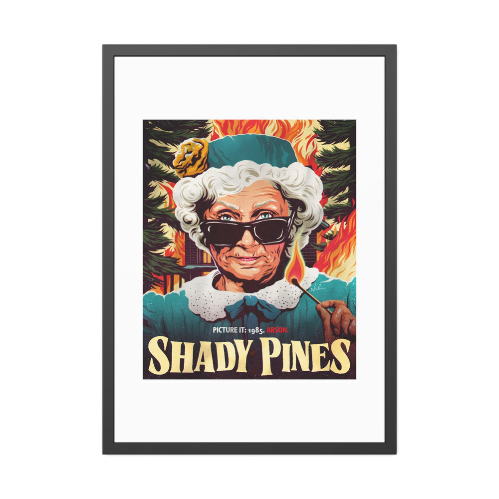 SHADY PINES - Framed Paper Posters