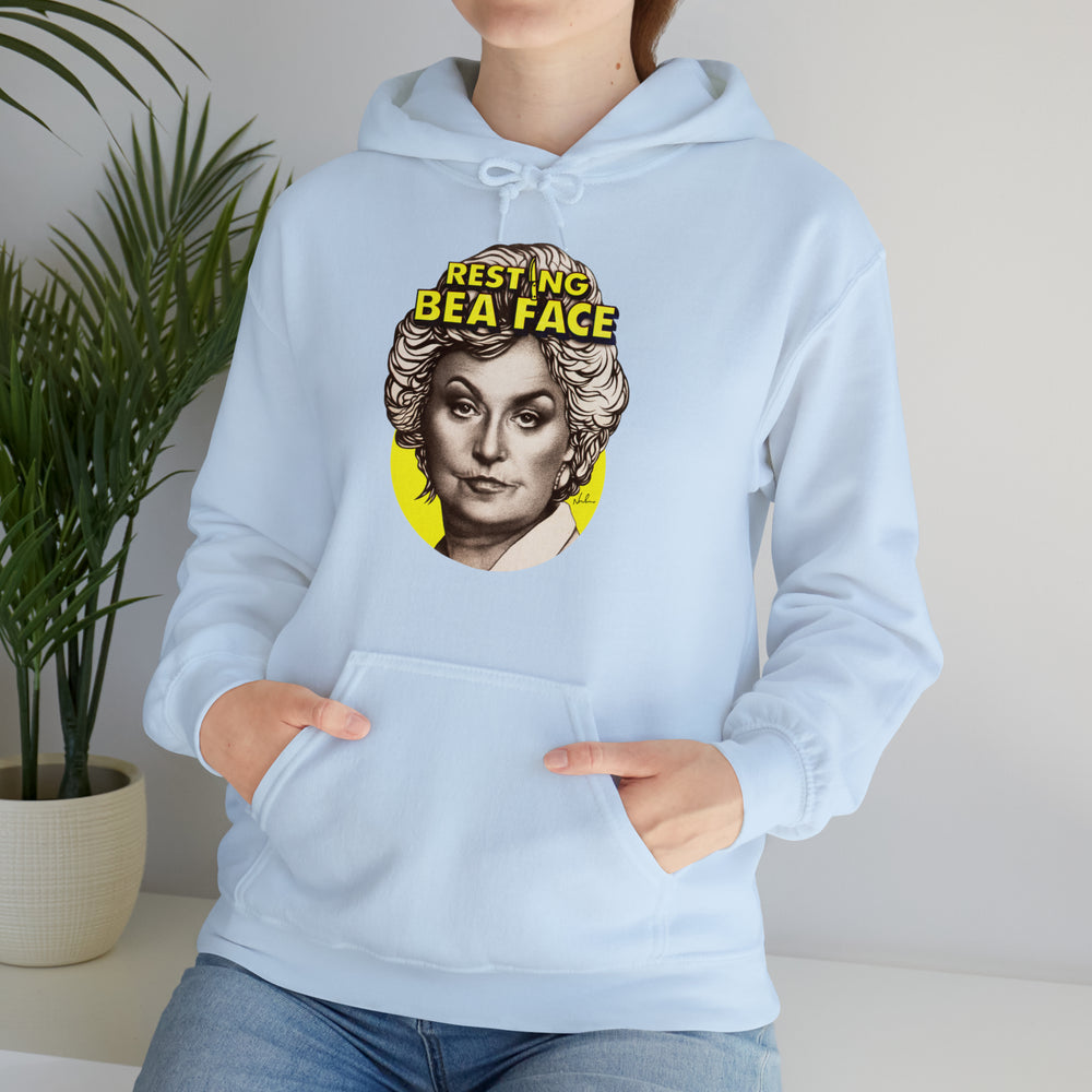 RESTING BEA FACE [Australian-Printed] - Unisex Heavy Blend™ Hooded Sweatshirt