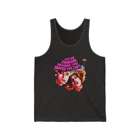 Do You Remember Where You Parked The Car? [US-Printed] - Unisex Jersey Tank