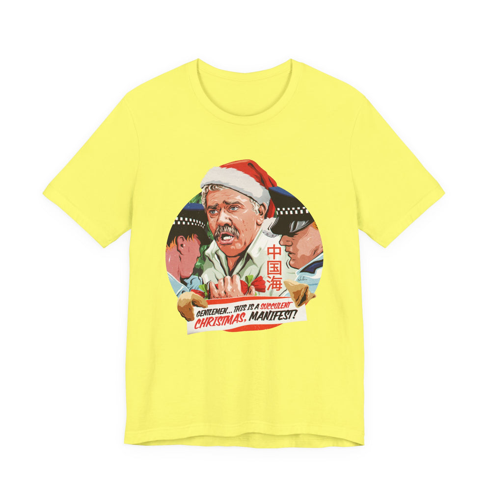 GENTLEMEN... THIS IS A SUCCULENT CHRISTMAS, MANIFEST! [US-Printed] - Unisex Jersey Short Sleeve Tee