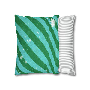 Merry Britmas! - Spun Polyester Square Pillow Case 16x16" (Slip Only)