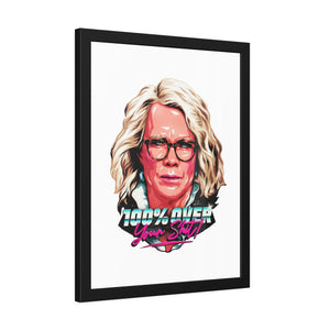 100% Over Your Shit! - Framed Paper Posters