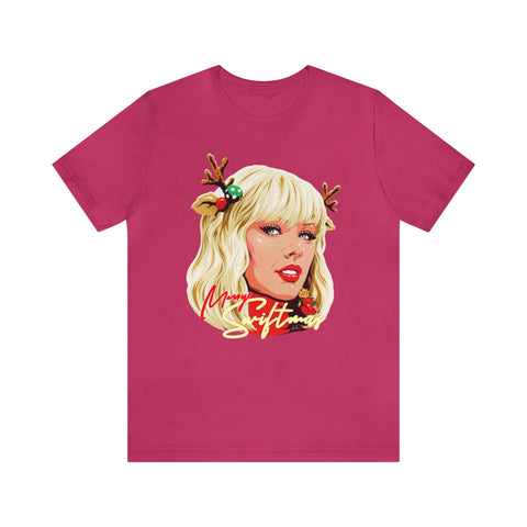Merry Swiftmas [UK-Printed] - Unisex Jersey Short Sleeve Tee