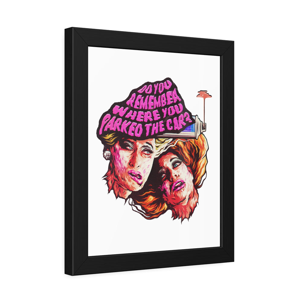 Do You Remember Where You Parked The Car? - Framed Paper Posters