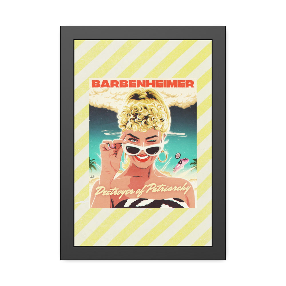 BARBENHEIMER [Coloured-BG] - Framed Paper Posters