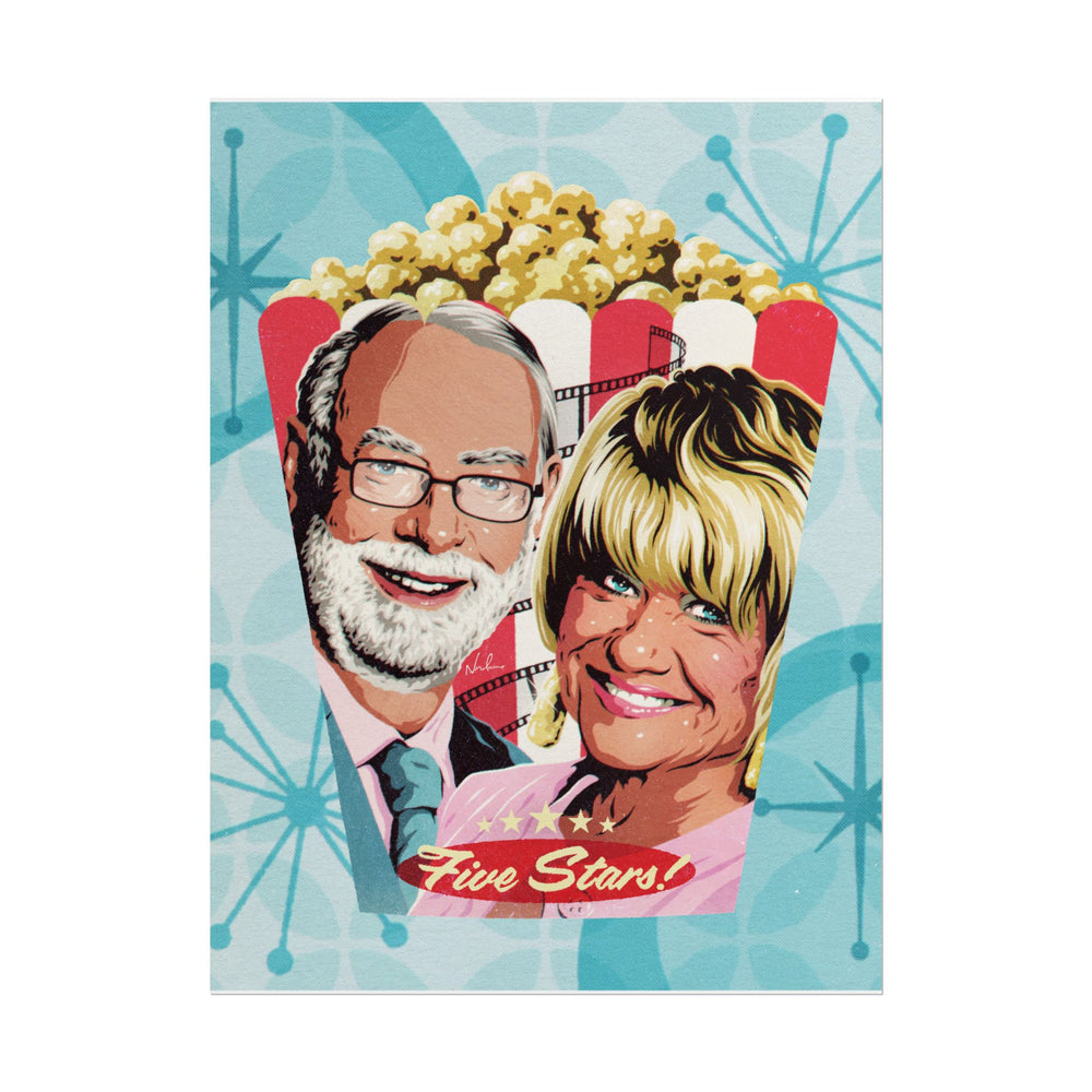 FIVE STARS! [Coloured-BG] - Rolled Posters