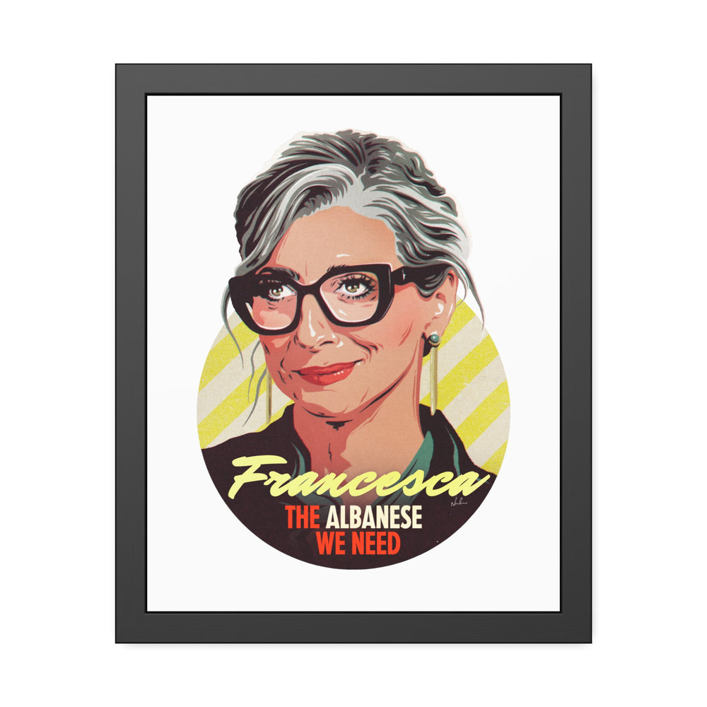 FRANCESCA ALBANESE - Framed Paper Posters