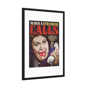 When A Stranger Calls - Framed Paper Posters