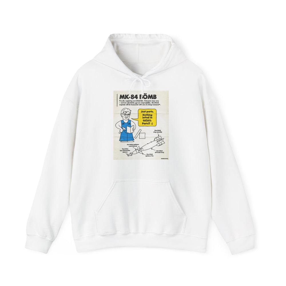 Nothing Lethal in Nature™ [Australian-Printed] - Unisex Heavy Blend™ Hooded Sweatshirt