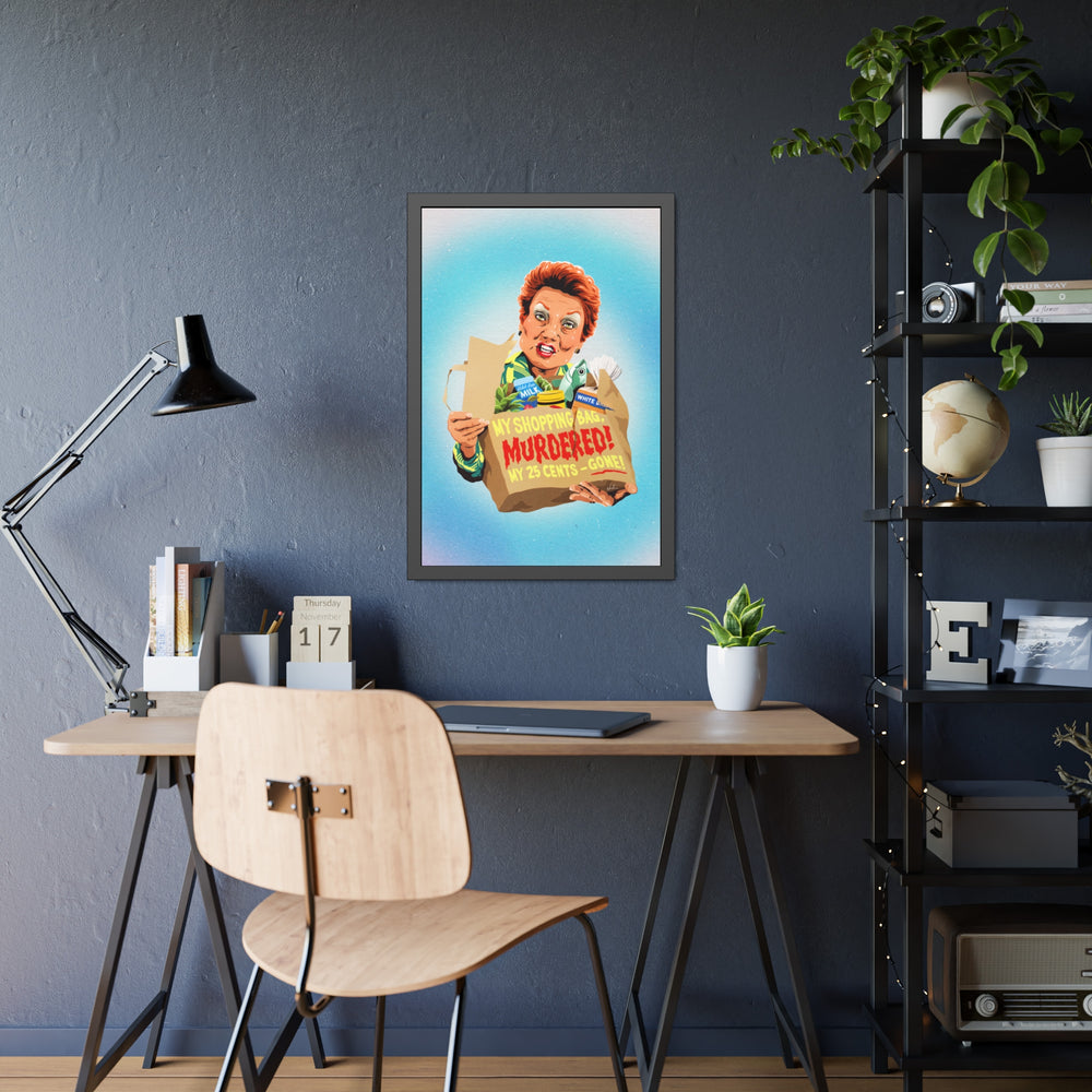 My Shopping Bag, Murdered! - Framed Paper Posters
