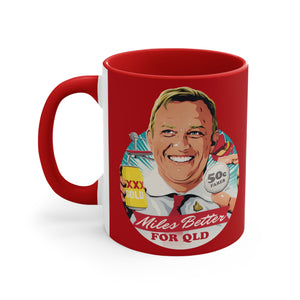 Miles Better For QLD - 11oz Accent Mug (Australian Printed)