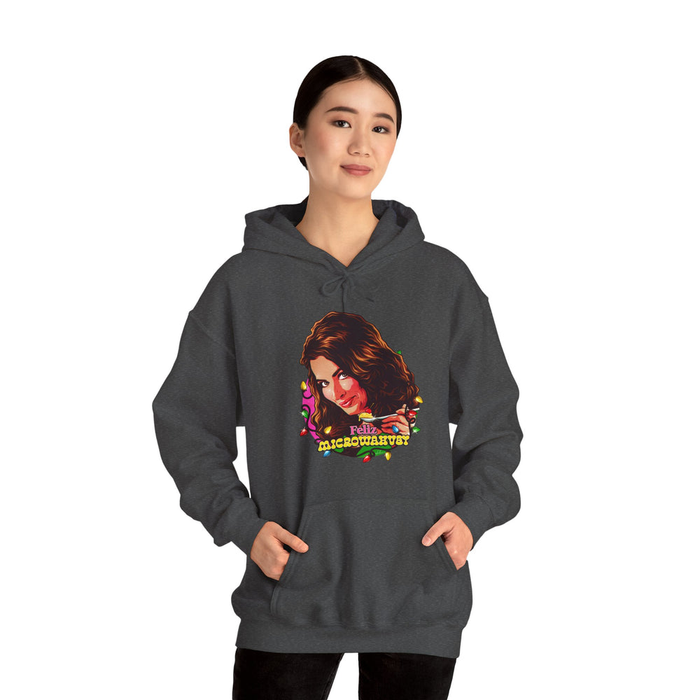 Feliz Microwahvey [US-Printed] - Unisex Heavy Blend™ Hooded Sweatshirt