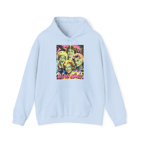 GOLDEN GHOULS [Australian-Printed] - Unisex Heavy Blend™ Hooded Sweatshirt