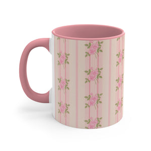 TEST - Floral Colorful Accent Mugs, 11oz
