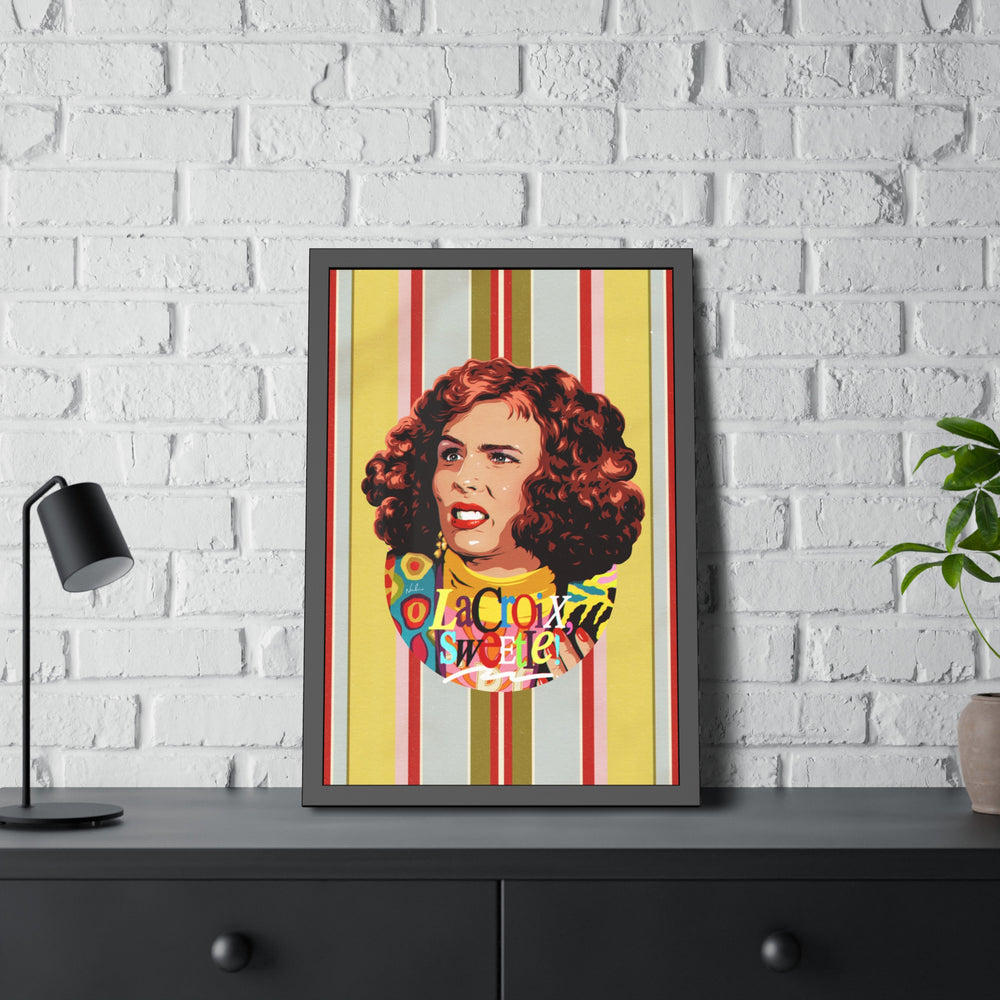 LaCroix, Sweetie! [Coloured-BG] - Framed Paper Posters